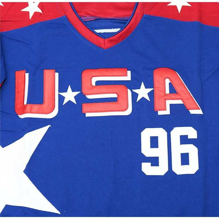 Mighty Ducks D2 Team USA 96 Charlie Conway Jersey  Charlie conway, Usa  hockey jersey, Hockey jersey