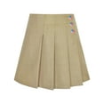 thumbnail image 1 of Girls Skirt Beige Pleated Back School Uniform 6 Years, 1 of 5