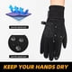thumbnail image 3 of Guantes térmicos de invierno unisex, impermeables, para clima frío, pantalla táctil, guantes de invierno para correr, ciclismo, senderismo y conducir, 3 of 5
