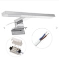 thumbnail image 2 of Lámpara LED para espejo de baño, 5 W, 230 V, 500 lm, IP44, resistente al agua, 30 cm, blanco neutro 4000 K, sin luz estroboscópica, bombilla de acero antivaho., 2 of 5