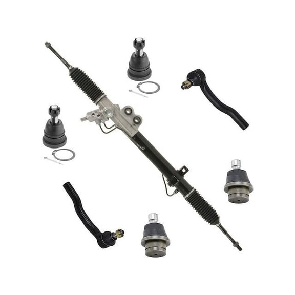 Front Steering Rack Ball Joint Tie Rod Kit - Compatible with 2004 Nissan Pathfinder Armada