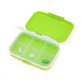 thumbnail image 2 of Unique Bargains 1 Pc 6 Grids Single Layer Pill Box for Travel Light Green, 2 of 6