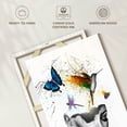 thumbnail image 6 of Elephant Stock World In Her Mind Wall Art - Vertical Canvas Wall Art - Living Room Wall Decor - People Canvas - Gray And White Decor By Ashvin Harrison - 8" x 12", 6 of 8