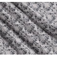 thumbnail image 3 of Soimoi Grey Cotton Cambric Fabric Filigree Damask Print Sewing Fabric Yard 42 Inch Wide, 3 of 7
