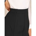 thumbnail image 5 of DARING DIVA Women's Ruffle Hem Pencil Skirt High Waist Midi Skirts M Black, 5 of 6