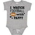 thumbnail image 3 of Inktastic I Watch Football with My Pappy Boys Baby Bodysuit, 3 of 5