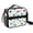 Butterfly and Polka, variant on Butterfly and Pink White Pattern Insulated Lunch Bag with Shoulder Strap and Bottle Holder,Bento School Lunch Bag Box,11x9.5x3.5 Inches
