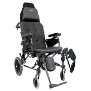 Karman Healthcare MVP502TP-18 Premium Reclining Wheelchair-Diamond Black