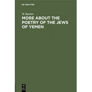 More about the Poetry of the Jews of Yemen (Hardcover)