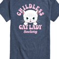 thumbnail image 3 of Instant Message - Childless Cat Lady Society - Men's Short Sleeve Graphic T-Shirt, 3 of 6