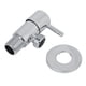thumbnail image 1 of Ouitble Válvula de ángulo, 1 Pieza Válvula de ángulo de Control de Agua para baño Grifo Grifo Accesorios cromados de latón, 1 of 6