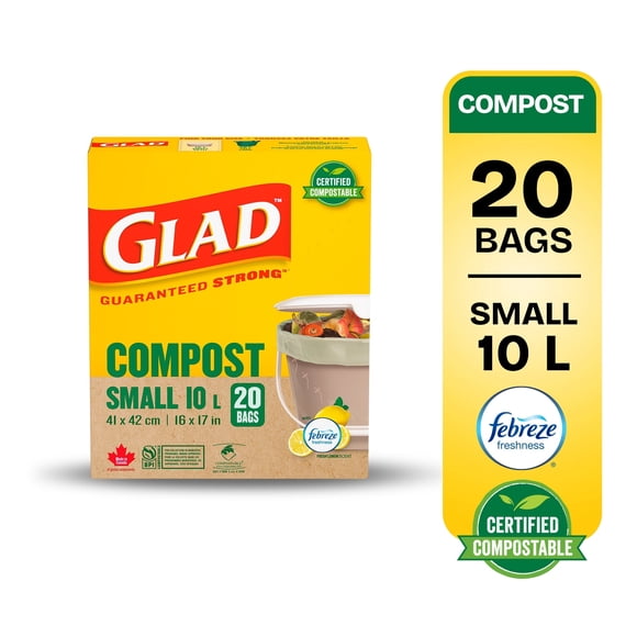 Glad Sacs Certifiés Compostables
