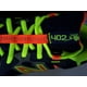 thumbnail image 3 of New Balance 402 Mens 10D Running Shoes Sneakers Black w Neon Accents Lace Up EC, 3 of 6