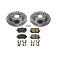 thumbnail image 3 of PowerStop Rear Stock Replacement Brake Pad and Rotor Kit Fits: VOLKSWAGEN Select Models KOE5662, 3 of 8