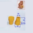 thumbnail image 4 of 2 Piezas Antideslizante Muleta Virolas Extremos de Goma Puntas para Caminar con Bastón 22 Mm, 4 of 9