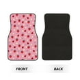 thumbnail image 2 of Yiaed Strawberry and Ladybugs Print Carpet Floor Mats for Cars, Auto Accessories Front & Rear Car Floor Mats Car Floor Foot Mat Sets of 4 Pieces, 2 of 7
