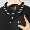 thumbnail image 3 of Men‘s New T-shirt Classic Short sleeved Polo Shirt Summer Top Casual T-shirt Button Collar Super Large S-4XL Casual Polo Shirt, 3 of 7