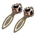 thumbnail image 2 of Crow Vintage Copper-Colored Lace Bookmarks: Stainless Steel Reading Accessories, Book Marks, and Book Accessories for Readers and Book Lovers, 2 of 5