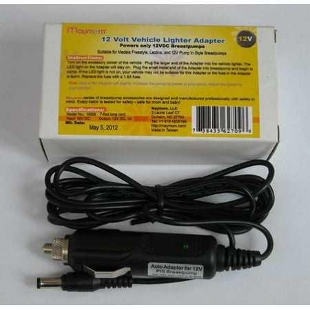 MayMom Replacement 12V AC Adapter for 12V Medela Pump In Style and Lactina Breast Pump