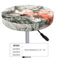 thumbnail image 4 of Balery Tropical With Flamingos Fundas de asiento para taburete de bar redondo de tela de terciopelo ajustables que protegen de arañazos y manchas para sillas de 14 a 17 pulgadas.-14 inch, 4 of 7
