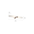 thumbnail image 4 of 55075PN Kichler Lighting Truby - 2 Light Bath Vanity In Contemporary Style-4.5 Inches Tall and 25.75 Inches Wide-Polished Nickel Finish, 4 of 4