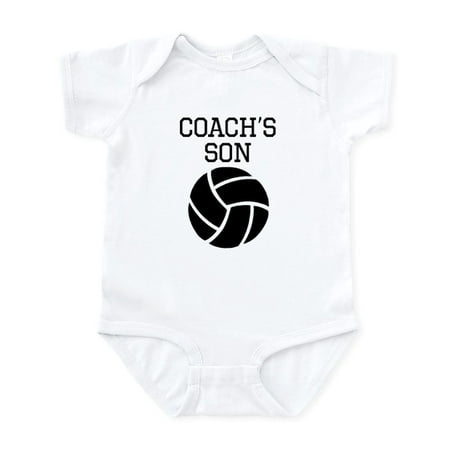

CafePress - Volleyball Coachs Son Body Suit - Baby Light Bodysuit Size Newborn - 24 Months