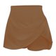 thumbnail image 3 of ICHUANYI Clearance Women's Fashion Color Fake Two Piece Yoga Pants 3/4 Shorts(Brown, L) ICHUANYI WER2023080912274, 3 of 5