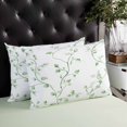 thumbnail image 4 of Sage Green Leaves Throw Pillow Cover 20 x 26 Inch Decorative Pillow Cover Spring Watercolor Botanical Branches Lumbar Pillowcase Seasonal Rectangle Cushion Case for Couch Sofa Bed Living Room, 4 of 7