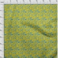 thumbnail image 4 of oneOone Velvet Yellow Fabric Abstracts Fabric For Sewing Printed Craft Fabric By The Yard 58 Inch Wide, 4 of 5