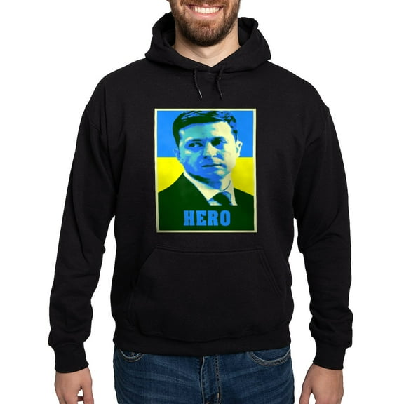 CafePress - Ukrainian President Zelenskyy Ukraine F Sweatshirt - Pullover Hoodie, Classic, Comfortable Hooded Sweatshirt
