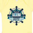 thumbnail image 4 of Inktastic Papa's First Mate Boys or Girls Baby Bodysuit, 4 of 5