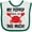 White and Green, variant on Inktastic My Poppop Loves Me Boys or Girls Baby Bib