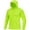 Fluorescent Green, variant on dGslk Men's Long Sleeve Hooded Shirt Lightweight UV Protection Sun Hoodie Athletic Workout Running Top for Outdoor Activities Black L