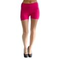 thumbnail image 2 of Vivian's Fashions Legging Shorts - Cotton, Misses Size (Fuchsia, L), 2 of 4