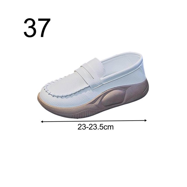 pitrice Chaussures Décontractées pour Femmes Confortables à Enfiler pour Marche Intérieure Extérieure Beige 37