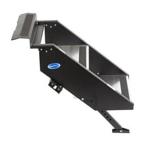 MORryde STP-202 StepAbove Fold-Up RV Entry Step - 2-Step (9" Step Rise), Fits 26" to 28" Door Width