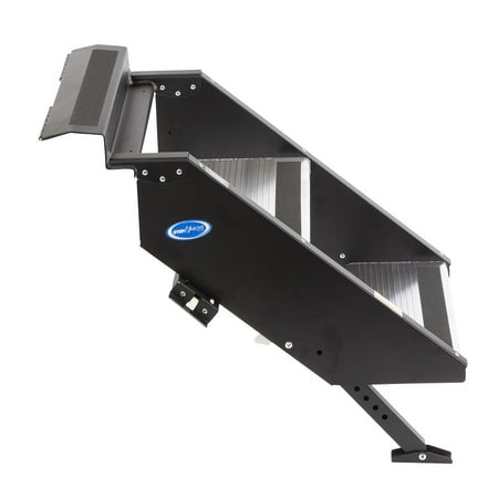 MORryde STP-202 StepAbove Fold-Up RV Entry Step - 2-Step (9" Step Rise), Fits 26" to 28" Door Width