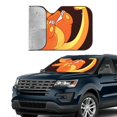 thumbnail image 4 of Windshield Sun Shade Foldable Car Front Window Sunshade For Car Suv Trucks Vans - Best Heat Shield Blocker Visor Cover Blocks Uv Rays And Keeps Your Vehicle Cool-Medium, 4 of 5