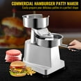 thumbnail image 2 of Vevor Burger Press Hamburger Patty Maker 5" Diameter Burger Press Commercial, 2 of 9