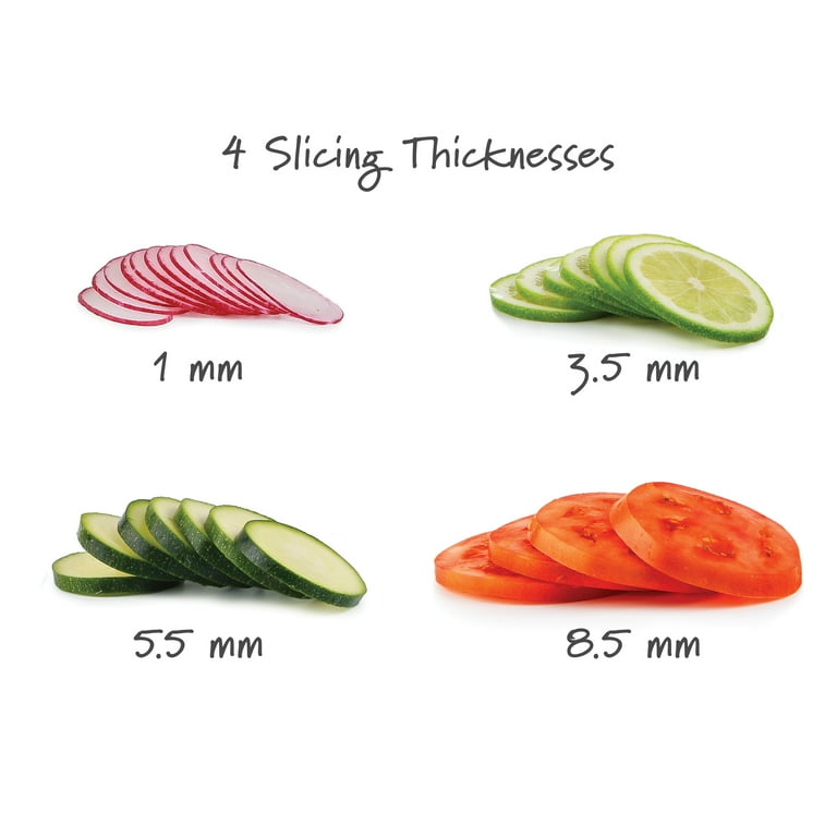 Adjustable Mandoline with 6 Slicing Options and Hand Guard photo 4