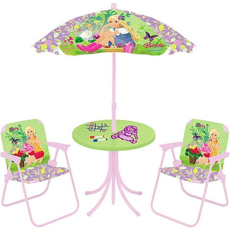 Barbie Nurture Nature Erasable 4-Piece Patio Set