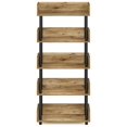 TurnNTube 5Tier Toolless Display Rack, Flagstaff Oak/Black