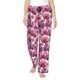 thumbnail image 1 of Balery Orchids Flowers Pantalones de pijama para mujer, pijamas ultraligeros, pantalones de estar por casa-Small, 1 of 6