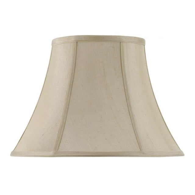 SH-8104-14-CM 14 in. Vertical Piped Basic Bell Shade, Champagne