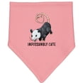 thumbnail image 2 of Inktastic Impossumbly Cute Possum Pun Baby Bandana Bib, 2 of 4