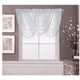 thumbnail image 3 of Cortina de cuentas con línea de seda blanca plateada, cenefa de cortina de cuentas, cenefas de cocina transparentes para ventanas, cenefa de cortina de ventana individual con bolsillo para barra (1 unidad) JM, 3 of 5