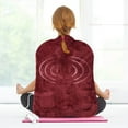 thumbnail image 4 of GAZHEK 32" x23" Red Heated Car Blanket Fleece Electric Car Blanket, Car Cigarette Lighter Socket Storage Bag, Warm Heating Pads Neck And Shoulders Large Heat Wrap Soft Silky Plush Electric Blanket, 4 of 5