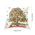 thumbnail image 3 of Tarmeek Christmas Pillow Covers 18x18 Inch Christmas Decorations, Seasonal Winter Xmas Holiday Decor Fluffy Soft Plush Faux Fur Throw Pillow Covers for Home Decor Christmas Decorations Indoor, 3 of 6