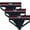 Black, variant on Golberg Premium Men's Athletic Supporters - 3 Pack Jock Strap Underwear with Contoured Waistband - Multiple Sizes and Colors (Size - Large)