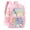 Pink, variant on Clear Backpack School Backpack Bookbag Transparent Bag Large Heavy Duty Stadium Approved See Through Backpack Waterproof PVC with Reinforced Strap for School Work Travel with Reflective